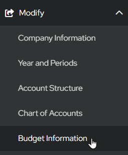 GL Modify Budget Information menu.png