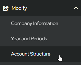 GL Modify Account Structure menu.png