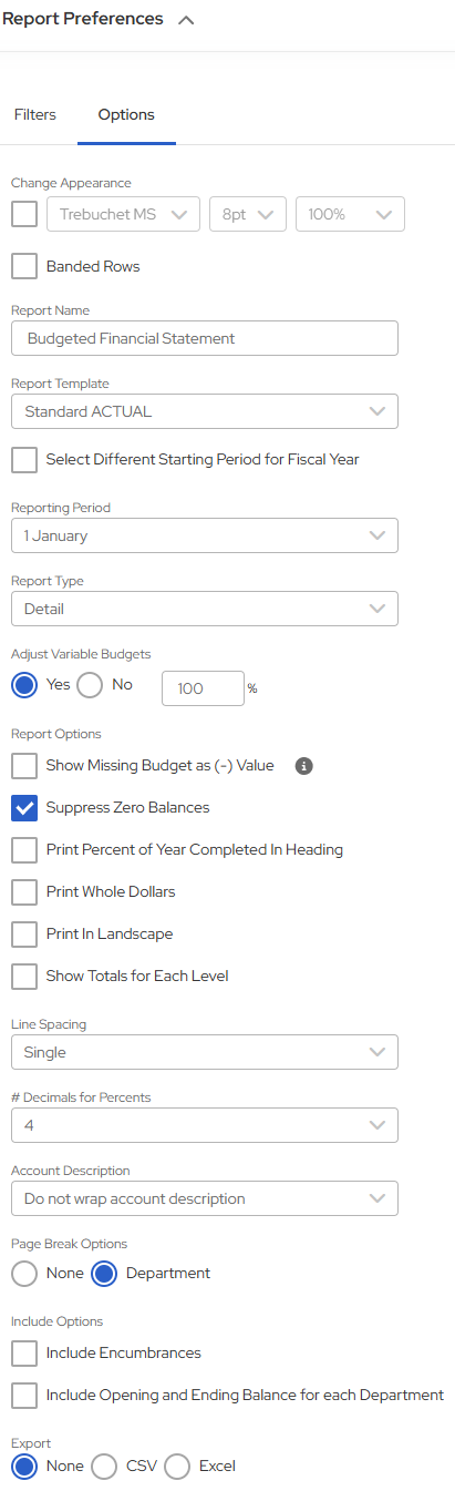 GL Reports Budgeted Financial Statement options.png