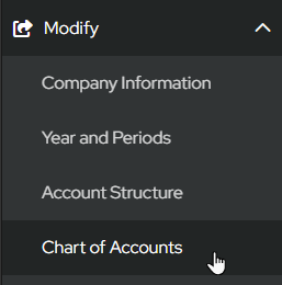 GL Modify Chart of Accounts menu.png
